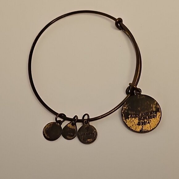 Alex And Ani Initial "S" Charm Bangle - Picture 1 of 3